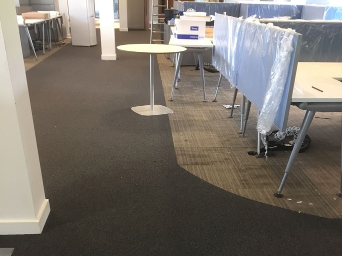 The carpets we installed in the job.