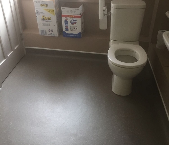 The Altro safety flooring we used.