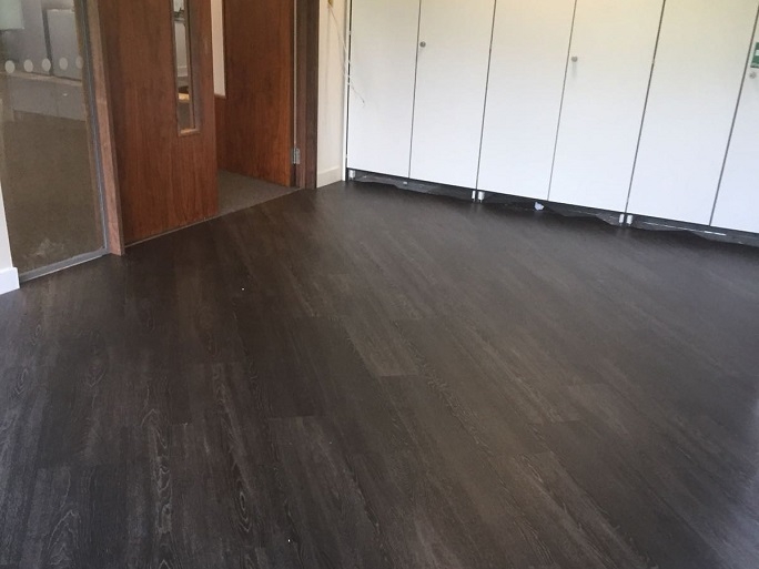 The Karndean Opus flooring in the kitchen area.