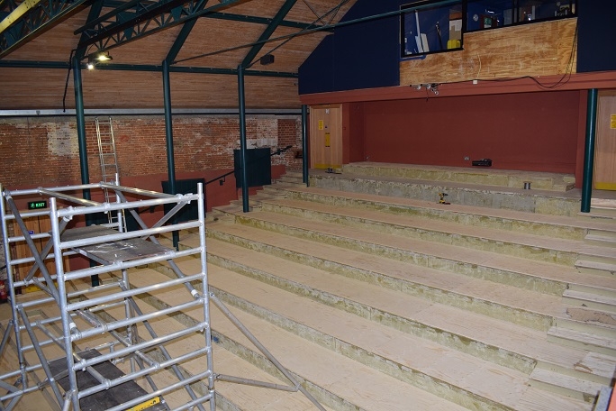 Norwich Playhouse Refurbishment - during the renovation
