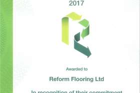 Reform Flooring's Gold Award from Recofloor